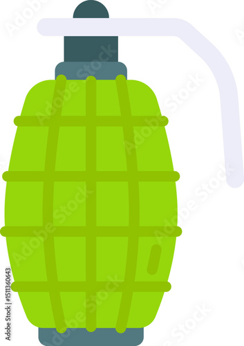 hand grenade illustration on a white background   