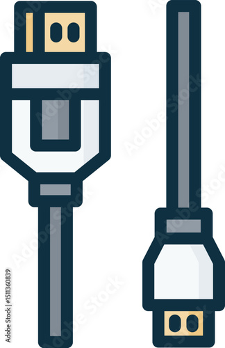hdmi port illustration on a white background   