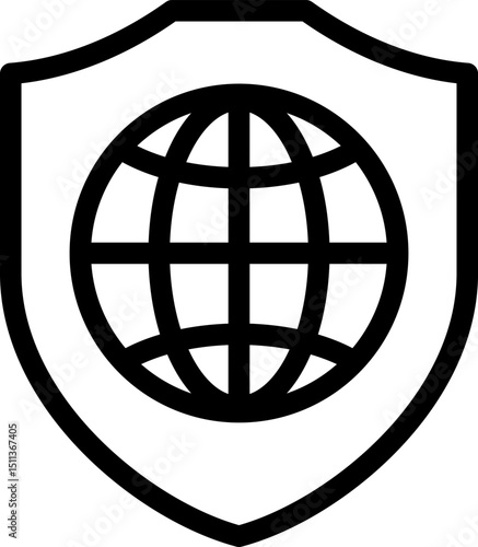 security illustration on a white background       