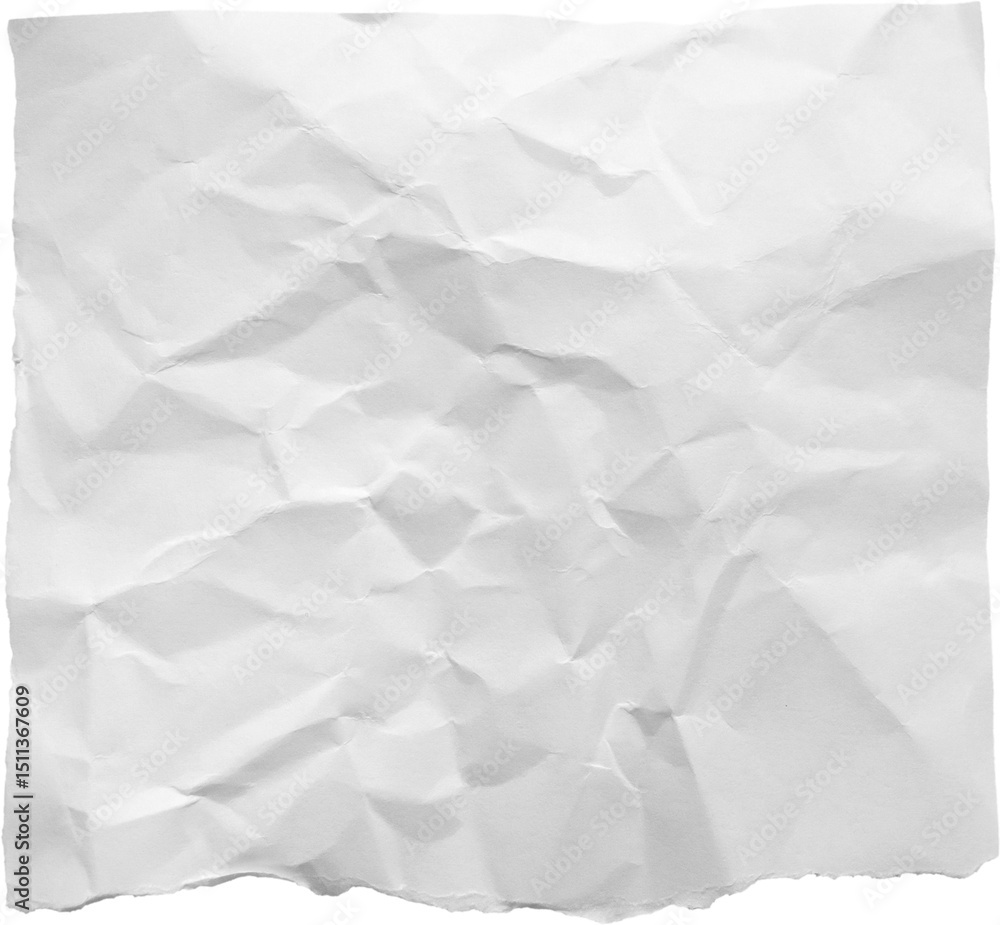 Obraz premium White crumpled ripped paper torn edges strips isolated on black background