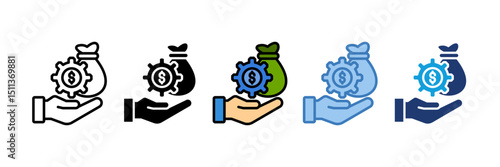 Compensation Icon Element For Design