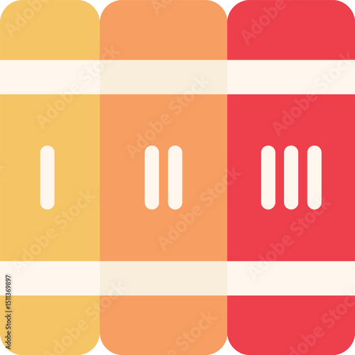 trilogy illustration on a white background        