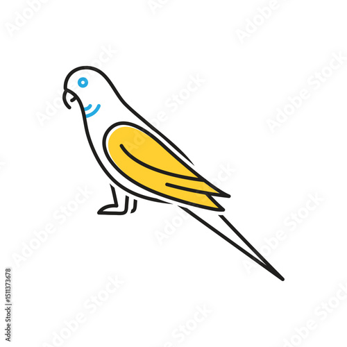 Multi color icon for parrot