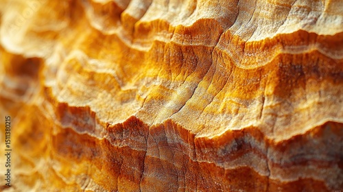 Southwest canyon walls detailed macro texture showing layered sandstone formations in warm orange rust hues with natural weathering patterns and sedimentary striations
