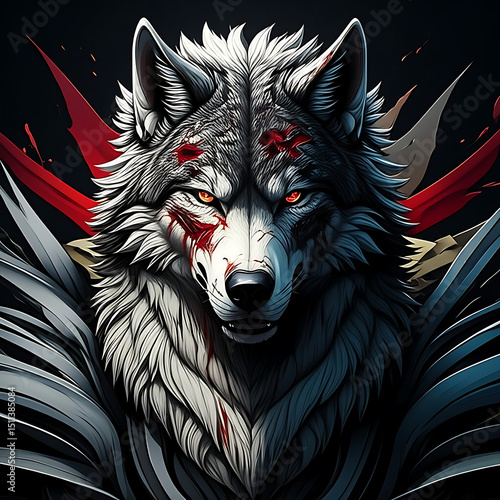 wolf in the night