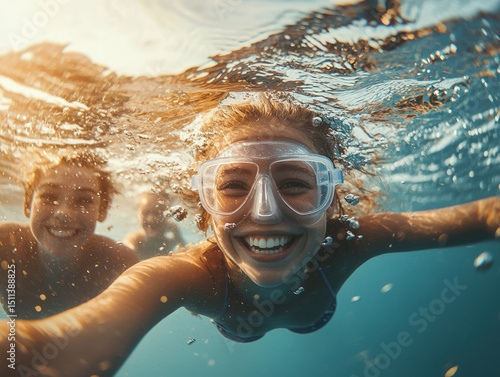A fun underwater scene depi...