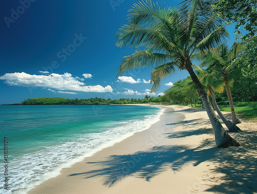 A serene beach scene at Can...