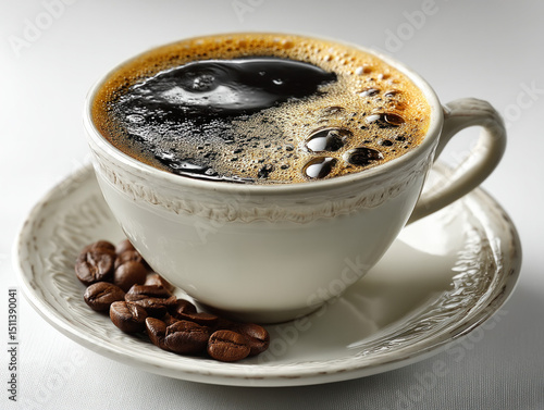 Coffee On A White Background