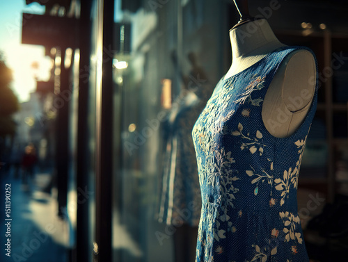 Fashion mannequin in a bout...