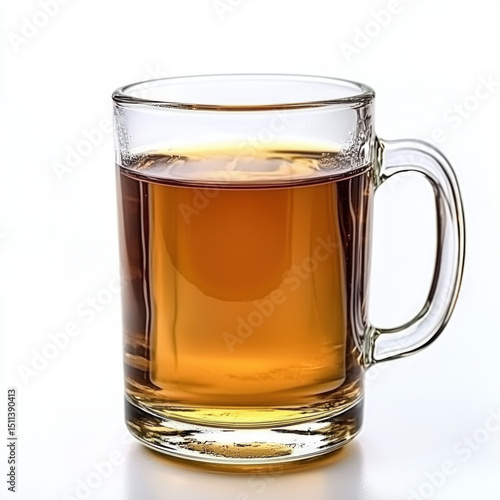 glass of tea isolated