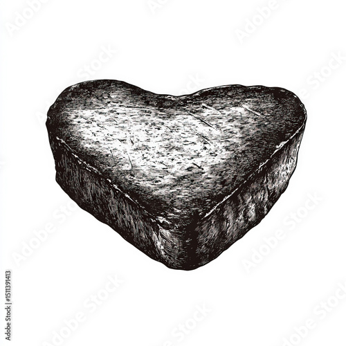 steak silhouette , black an...
