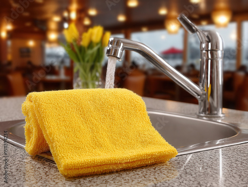 Scene of hands wearing disp...