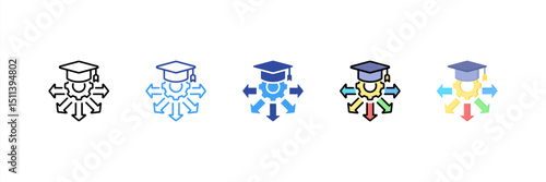 Specialization Multi Style Icon Set
