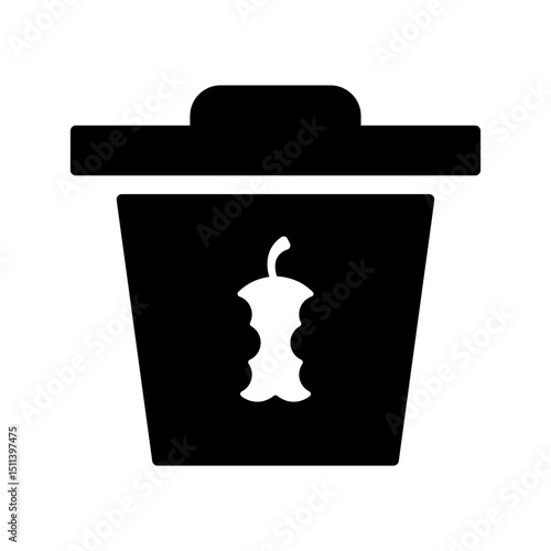 organic compost bin icon
