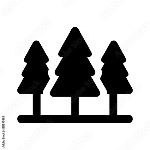 forest tree nature icon
