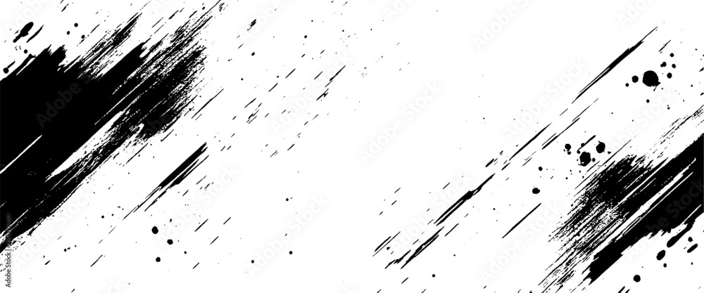 Vector abstract style black grange ink and brushes design Vector abstract style black grange ink and brushes design