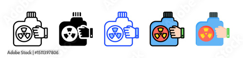 Hazardous Icon Collection With Multiple Styles