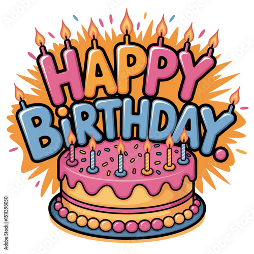 happy birthday cake
