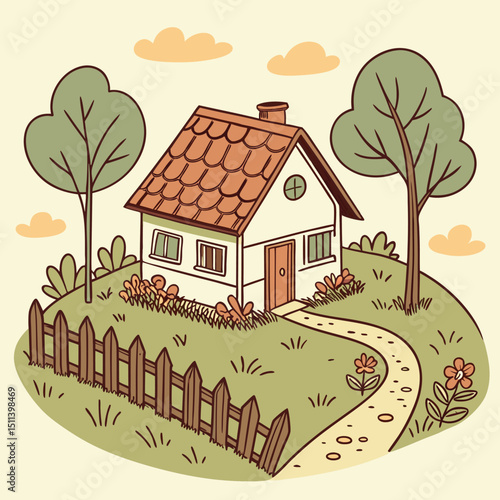 house and tree