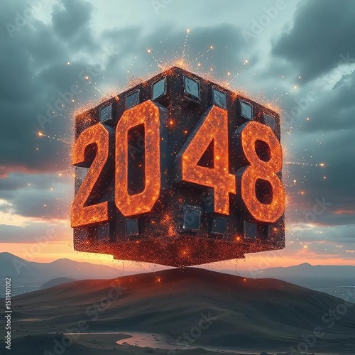 happy new year 2048