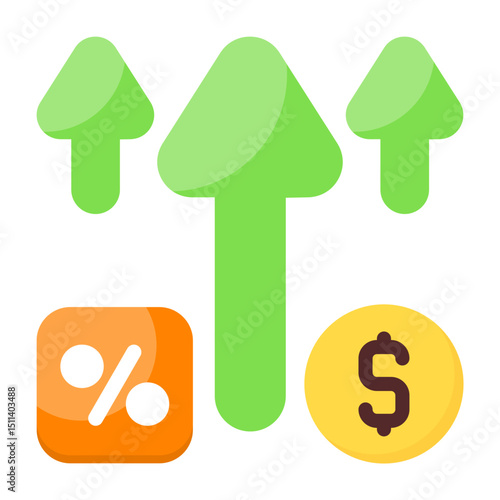 Inflation Rate Icon