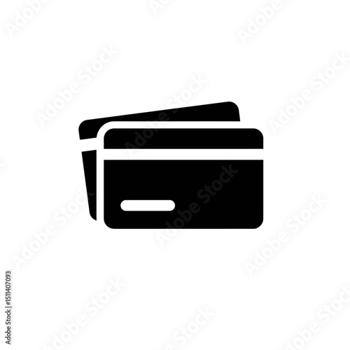 Secure Online Payment Credit Card Icon Design, Simple and Modern Vector Illustration