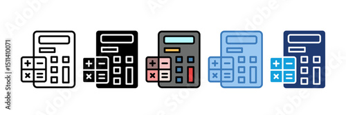 Calculator Icon Element For Design
