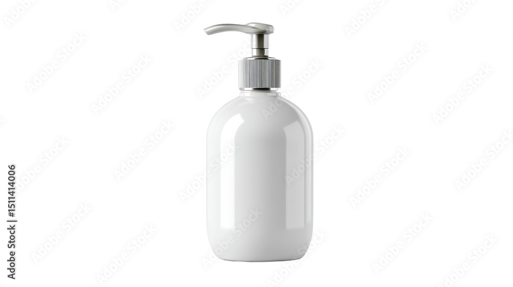White soap dispenser pump bottle isolated on a white background. White soap dispenser pump bottle isolated on a white background.