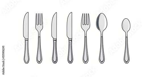 tableware set, eating utensils, flatware set, fancy fork and spoon, children’s cutlery, baby spoon and fork, picnic cutlery, camping utensils, household cutlery, restaurant cutlery, cafe cutlery, gold