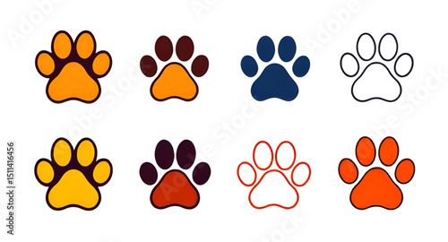Paw icon, Paw vector, Paw illustration, Animal paw, Dog paw, Cat paw, Bear paw, Wolf paw, Pet paw print, Paw print vector, Realistic paw, Cartoon paw, Flat paw design, Minimal paw icon, Paw clipart, P