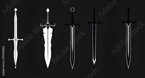 sword pack, armory swords, weapon icons, fantasy weapon set, sword art, classic swords, combat swords, sword bundle, blade collection, warrior weapon set