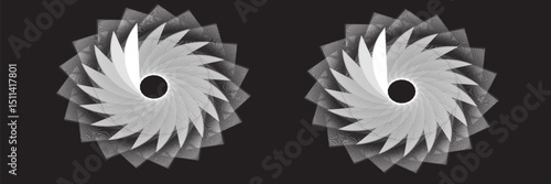 Circle frames 3d vector realistic illustration. First, second and third place medals or buttons isolated on white background. Certified. Quality blank, empty badge set.