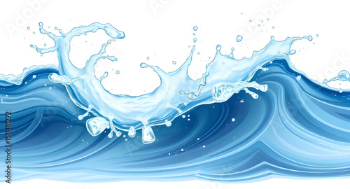 dynamic water vector 