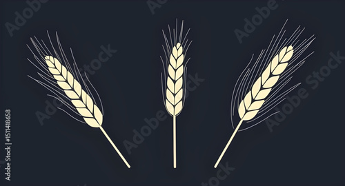 Grain icon, Grain vector, Grain illustration, Wheat grain, Rice grain, Corn grain, Barley grain, Oat grain, Grain texture, Whole grain, Cereal grain, Harvest grain, Organic grain, Golden grain, Grain 