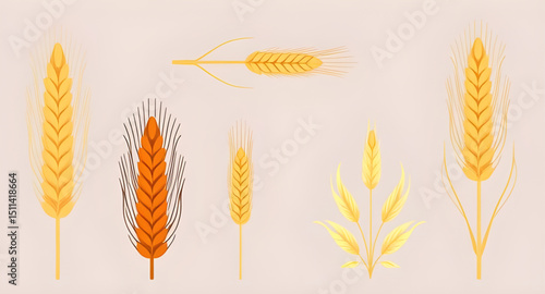 Grain icon, Grain vector, Grain illustration, Wheat grain, Rice grain, Corn grain, Barley grain, Oat grain, Grain texture, Whole grain, Cereal grain, Harvest grain, Organic grain, Golden grain, Grain 
