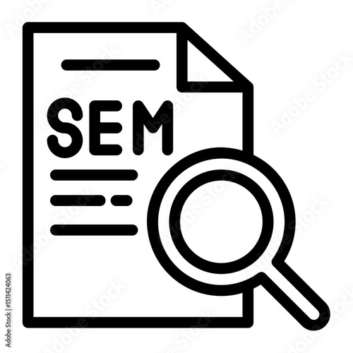 Search Engine Marketing (SEM) — a search bar with paid ads
