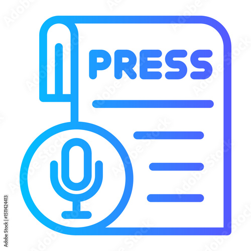Digital PR — press release icon with a globe icon