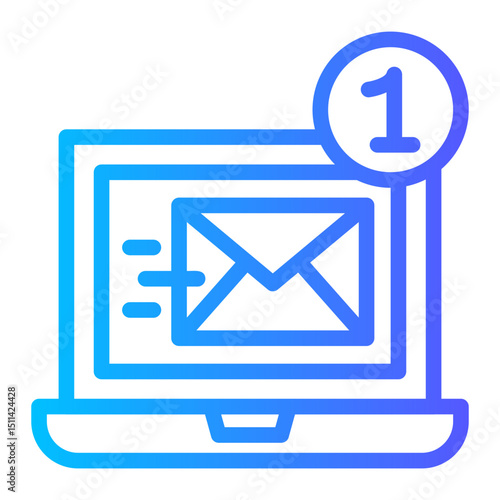 Email Marketing — an inbox with promotional emails icon