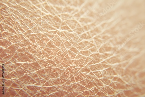 Close-up shot of dry, flaky skin, showing texture and cracks 