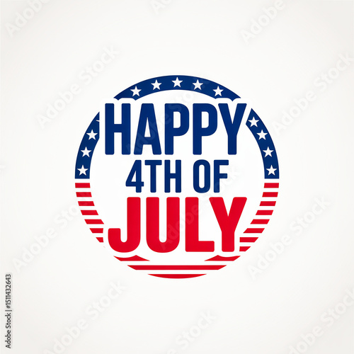 Happy 4th July Stamp Free Download Happy 4th July Stamp - GFXLoad
