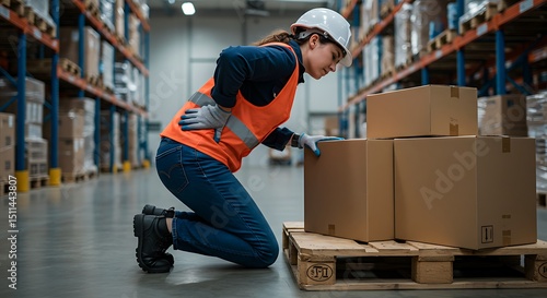 Warehouse Worker with Back Pain