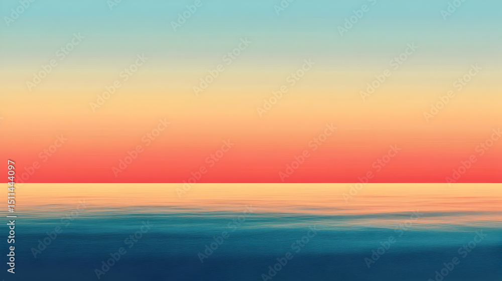 sunset over the sea sunset over the sea