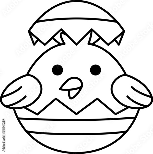 Easter Day Element Vector Illustration