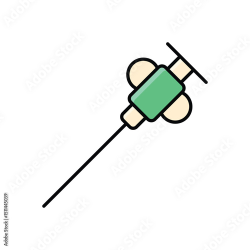 Biopsy Vector icon Icon vector