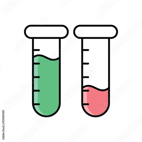 Test Tube  Icon vector