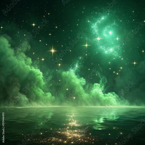 Emerald Night Celestial Neb...
