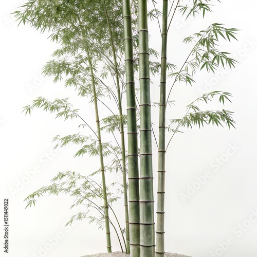 Serene Bamboo Grove Vertica...