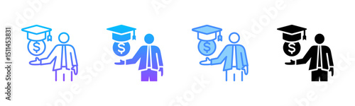 Tuition Multi Style Icon Set