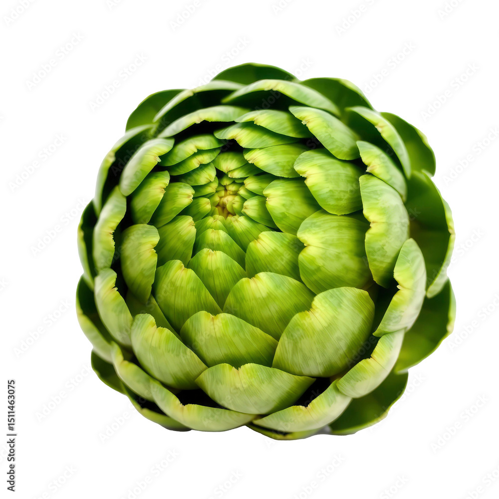 Obraz premium artichoke with transparent background PNG and JPEG image