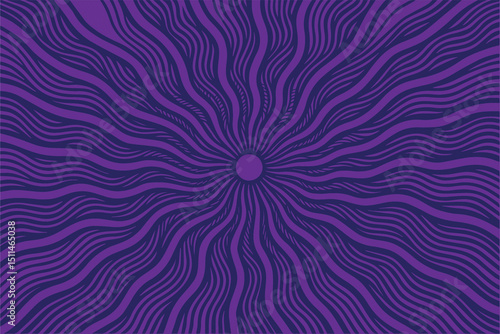 Purple abstract motifs swirl across this vector background, blending geometry and fluidity to form a striking, contemporary and visually engaging pattern design.


